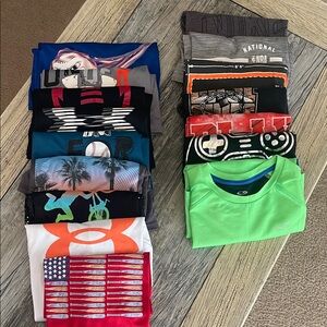 Bundle of boys shirts. Mostly dri fit. Most gently used. 16 in total!
